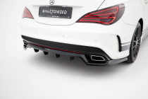 Mercedes-Benz CLA AMG-Line C117 2013-2017 Bakre Splitter (Med Splitters) Maxton Design